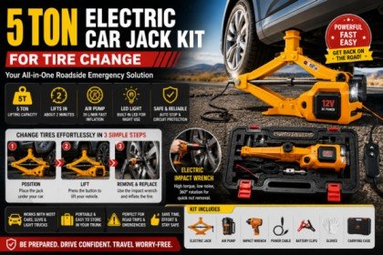 5 Ton Electric Car Jack Kit for Tire Change: Complete Guide, Features & Benefits
