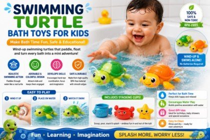 Swimming Turtle Bath Toys for Kids Tub content you provided