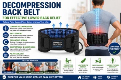 Decompression Back Belt for Lower Back Support: Features, Benefits, and How It Works