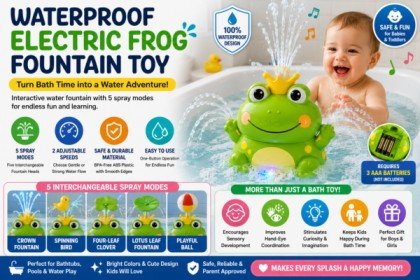 Waterproof Electric Frog Fountain Toy: The Ultimate Splash-Time Toy Kids Obsess Over